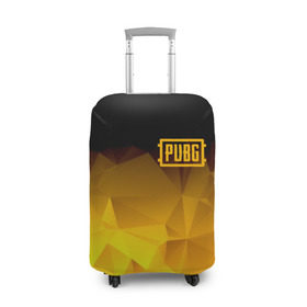 Чехол для чемодана 3D с принтом PUBG Abstract в Тюмени, 86% полиэфир, 14% спандекс | двустороннее нанесение принта, прорези для ручек и колес | Тематика изображения на принте: battle royal | playerunknowns battlegrounds | pubg | пабг | пубг