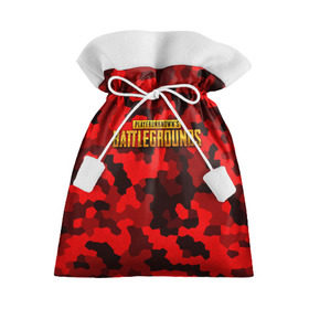 Подарочный 3D мешок с принтом PUBG Red Military в Тюмени, 100% полиэстер | Размер: 29*39 см | Тематика изображения на принте: battle royal | playerunknowns battlegrounds | pubg | пабг | пубг