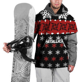 Накидка на куртку 3D с принтом Metallica в Тюмени, 100% полиэстер |  | metallica | джеймс хэтфилд | кирк хэмметт | ларс ульрих | метал | металика | металлика | новогодний | новый год | роберт трухильо | рождество | рок | снежинки | трэш | трэшметал | хард | хардрок | хеви