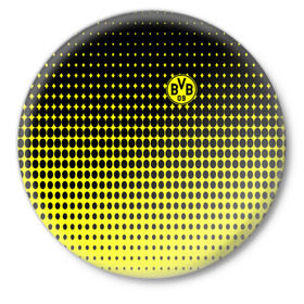 Значок с принтом FC Borussia 2018 Original #2 в Тюмени,  металл | круглая форма, металлическая застежка в виде булавки | Тематика изображения на принте: borussia dortmund | fc | боруссия | спорт | спортивные | фк | футбол