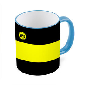 Кружка 3D с принтом Borussia 2018 Black and Yellow в Тюмени, керамика | ёмкость 330 мл | Тематика изображения на принте: боруссия | дортмунд