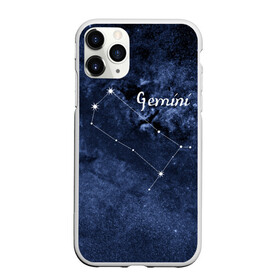 Чехол для iPhone 11 Pro матовый с принтом Близнецы (Gemini) в Тюмени, Силикон |  | gemini | близнецы | звезды | знаки зодиака | космос | созвездие