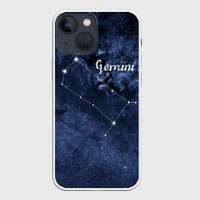 Чехол для iPhone 13 mini с принтом Близнецы (Gemini) в Тюмени,  |  | gemini | близнецы | звезды | знаки зодиака | космос | созвездие