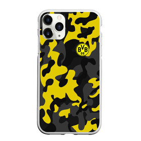 Чехол для iPhone 11 Pro Max матовый с принтом Borussia 2018 Military Sport в Тюмени, Силикон |  | боруссия | дортмунд