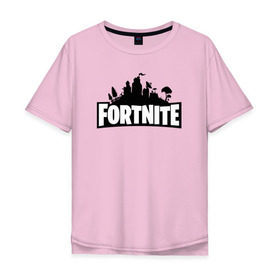 Мужская футболка хлопок Oversize с принтом Fortnite в Тюмени, 100% хлопок | свободный крой, круглый ворот, “спинка” длиннее передней части | epic games | fort | fortnite battle | fortnite battle royale | fortnite royale | playerunknowns battlegrounds | survival | королевский битва