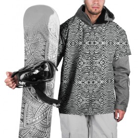 Накидка на куртку 3D с принтом Зебра в Тюмени, 100% полиэстер |  | Тематика изображения на принте: африка | зебра | текстура