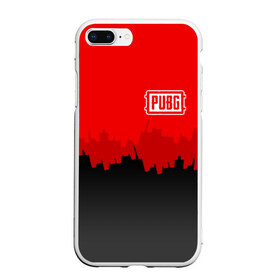 Чехол для iPhone 7Plus/8 Plus матовый с принтом PUBG BLOOD в Тюмени, Силикон | Область печати: задняя сторона чехла, без боковых панелей | playerunknowns battlegrounds | pubg