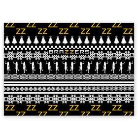 Поздравительная открытка с принтом Brazzers Новогодний в Тюмени, 100% бумага | плотность бумаги 280 г/м2, матовая, на обратной стороне линовка и место для марки
 | brand | brazzers | fake taxi | faketaxi | hub | mode | new year | playboy | бразерс | бренд | мода | новогодний | новогодний brazzers | новогодний браззерс | новый год | фейк такси