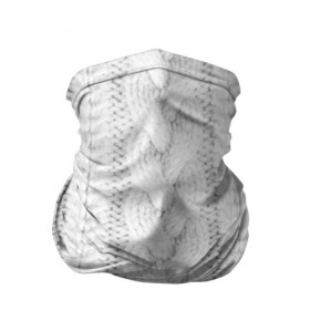 Бандана-труба 3D с принтом вязаный свитер в Тюмени, 100% полиэстер, ткань с особыми свойствами — Activecool | плотность 150‒180 г/м2; хорошо тянется, но сохраняет форму | 