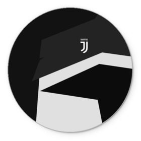 Коврик круглый с принтом Juventus 2018 Geometry Sport в Тюмени, резина и полиэстер | круглая форма, изображение наносится на всю лицевую часть | Тематика изображения на принте: fc | juventus | спорт | спортивные | фк | футбол | футбольный клуб | ювентус