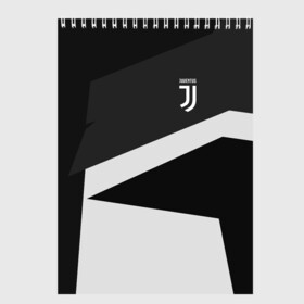 Скетчбук с принтом Juventus 2018 Geometry Sport в Тюмени, 100% бумага
 | 48 листов, плотность листов — 100 г/м2, плотность картонной обложки — 250 г/м2. Листы скреплены сверху удобной пружинной спиралью | Тематика изображения на принте: fc | juventus | спорт | спортивные | фк | футбол | футбольный клуб | ювентус