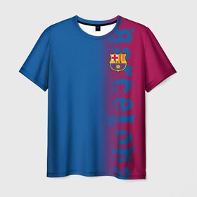 Мужская футболка 3D с принтом FC Barca 2018 Original в Тюмени, 100% полиэфир | прямой крой, круглый вырез горловины, длина до линии бедер | fc | fc barcelona | fcb | барселона | спорт | спортивные | фк | футбол | футбольный клуб