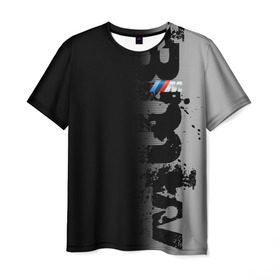 Мужская футболка 3D с принтом BMW 2018 M Black Grey в Тюмени, 100% полиэфир | прямой крой, круглый вырез горловины, длина до линии бедер | Тематика изображения на принте: bmw | bmw motorsport | bmw performance | carbon | m | motorsport | performance | sport | бмв | карбон | моторспорт | спорт