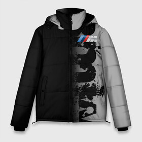 Мужская зимняя куртка 3D с принтом BMW M BLACK GREY в Тюмени, верх — 100% полиэстер; подкладка — 100% полиэстер; утеплитель — 100% полиэстер | длина ниже бедра, свободный силуэт Оверсайз. Есть воротник-стойка, отстегивающийся капюшон и ветрозащитная планка. 

Боковые карманы с листочкой на кнопках и внутренний карман на молнии. | Тематика изображения на принте: bmw | bmw motorsport | bmw performance | carbon | m | motorsport | performance | sport | бмв | карбон | моторспорт | спорт