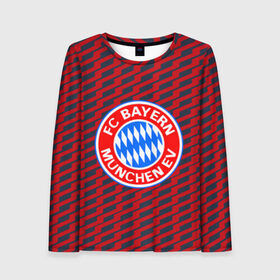Женский лонгслив 3D с принтом FC Bayern 2018 Creative в Тюмени, 100% полиэстер | длинные рукава, круглый вырез горловины, полуприлегающий силуэт | bayern | fc | бавария | спорт | спортивные | фк | футбол | футбольный клуб