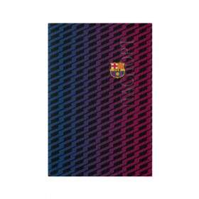 Обложка для паспорта матовая кожа с принтом FC Barca 2018 Creative uniform в Тюмени, натуральная матовая кожа | размер 19,3 х 13,7 см; прозрачные пластиковые крепления | fc | fc barcelona | fcb | барселона | спорт | спортивные | фк | футбол | футбольный клуб