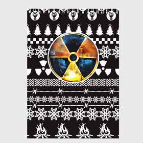 Скетчбук с принтом S T A L K E R Ядерная Зима в Тюмени, 100% бумага
 | 48 листов, плотность листов — 100 г/м2, плотность картонной обложки — 250 г/м2. Листы скреплены сверху удобной пружинной спиралью | stalker | зима | новогодние | новый год | радиация | сталкер | чернобыль