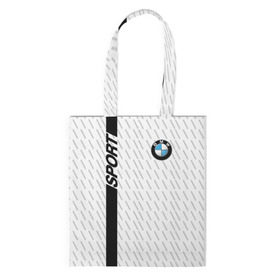 Сумка 3D повседневная с принтом BMW 2018 White Sport в Тюмени, 100% полиэстер | Плотность: 200 г/м2; Размер: 34×35 см; Высота лямок: 30 см | bmw | автомобильные | бмв | машины