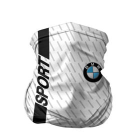 Бандана-труба 3D с принтом BMW 2018 White Sport в Тюмени, 100% полиэстер, ткань с особыми свойствами — Activecool | плотность 150‒180 г/м2; хорошо тянется, но сохраняет форму | Тематика изображения на принте: bmw | автомобильные | бмв | машины