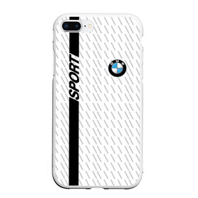 Чехол для iPhone 7Plus/8 Plus матовый с принтом BMW 2018 White Sport в Тюмени, Силикон | Область печати: задняя сторона чехла, без боковых панелей | bmw | автомобильные | бмв | машины