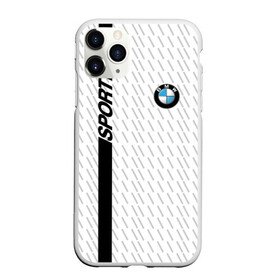 Чехол для iPhone 11 Pro Max матовый с принтом BMW 2018 White Sport в Тюмени, Силикон |  | Тематика изображения на принте: bmw | автомобильные | бмв | машины