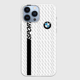 Чехол для iPhone 13 Pro Max с принтом BMW 2018 White Sport в Тюмени,  |  | bmw | автомобильные | бмв | машины