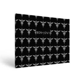 Холст прямоугольный с принтом Bon Jovi в Тюмени, 100% ПВХ |  | bon | jovi | бон | джови