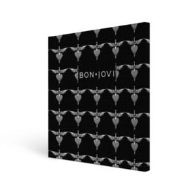 Холст квадратный с принтом Bon Jovi в Тюмени, 100% ПВХ |  | bon | jovi | бон | джови
