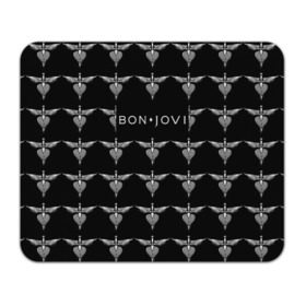 Коврик прямоугольный с принтом Bon Jovi в Тюмени, натуральный каучук | размер 230 х 185 мм; запечатка лицевой стороны | Тематика изображения на принте: bon | jovi | бон | джови