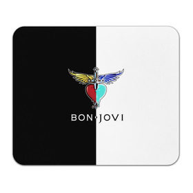 Коврик прямоугольный с принтом Bon Jovi в Тюмени, натуральный каучук | размер 230 х 185 мм; запечатка лицевой стороны | Тематика изображения на принте: bon | jovi | бон | бон джови | джови | рок группа