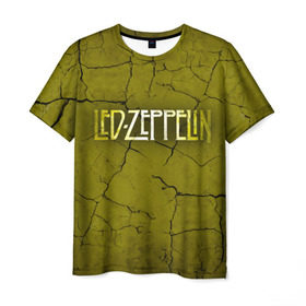 Мужская футболка 3D с принтом Led Zeppelin в Тюмени, 100% полиэфир | прямой крой, круглый вырез горловины, длина до линии бедер | led zeppelin | группа | джимми пейдж | джон генри бонэм | джон пол джонс | лед зепелен | лед зеппелин | роберт плант | рок