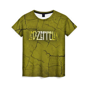 Женская футболка 3D с принтом Led Zeppelin в Тюмени, 100% полиэфир ( синтетическое хлопкоподобное полотно) | прямой крой, круглый вырез горловины, длина до линии бедер | led zeppelin | группа | джимми пейдж | джон генри бонэм | джон пол джонс | лед зепелен | лед зеппелин | роберт плант | рок