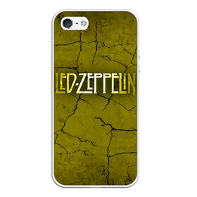 Чехол для iPhone 5/5S матовый с принтом Led Zeppelin в Тюмени, Силикон | Область печати: задняя сторона чехла, без боковых панелей | led zeppelin | группа | джимми пейдж | джон генри бонэм | джон пол джонс | лед зепелен | лед зеппелин | роберт плант | рок