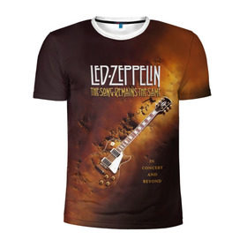 Мужская футболка 3D спортивная с принтом Led Zeppelin в Тюмени, 100% полиэстер с улучшенными характеристиками | приталенный силуэт, круглая горловина, широкие плечи, сужается к линии бедра | led | led zeppelin | блюз | группа | джимми пейдж | джон генри бонэм | джон пол джонс | лед зепелен | лед зеппелин | метал | роберт плант | рок | тяжелый | фолк | хард | хардрок | хеви | хевиметал