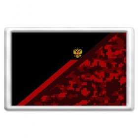 Магнит 45*70 с принтом RUSSIA - Black Collection в Тюмени, Пластик | Размер: 78*52 мм; Размер печати: 70*45 | russia | герб | россия