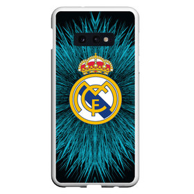 Чехол для Samsung S10E с принтом Real Madrid 2018 Abstract в Тюмени, Силикон | Область печати: задняя сторона чехла, без боковых панелей | fc | real madrid | реал мадрид | спорт | спортивные | фк | футбол | футбольный клуб