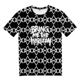 Мужская футболка 3D с принтом Bring Me the Horizon в Тюмени, 100% полиэфир | прямой крой, круглый вырез горловины, длина до линии бедер | bmth | bring me the horizon | альтернативный метал | альтернативный рок | бмтх | бмтш | группа | достань для меня горизонт | дэткор | метал | рок | электроник рок