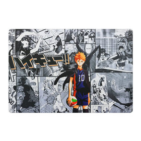 Магнитный плакат 3Х2 с принтом Сёё Хината в Тюмени, Полимерный материал с магнитным слоем | 6 деталей размером 9*9 см | anime | haikyuu | аниме | сёё хината