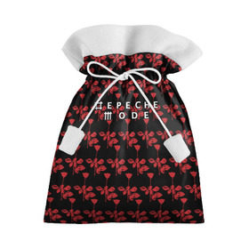 Подарочный 3D мешок с принтом Depeche Mode в Тюмени, 100% полиэстер | Размер: 29*39 см | depeche mode | вестник моды | депеш мод | дэйв гаан | мартин гор | роза | энди флетчер
