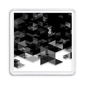 Магнит 55*55 с принтом Juventus 2018 Geometry Sport в Тюмени, Пластик | Размер: 65*65 мм; Размер печати: 55*55 мм | Тематика изображения на принте: fc | juventus | спорт | спортивные | фк | футбол | футбольный клуб | ювентус