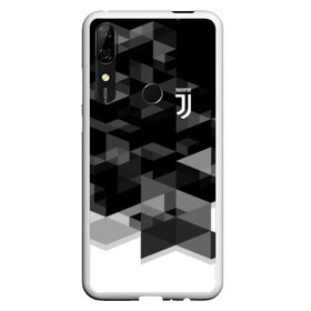 Чехол для Honor P Smart Z с принтом JUVENTUS GEOMETRY SPORT в Тюмени, Силикон | Область печати: задняя сторона чехла, без боковых панелей | fc | juventus | спорт | спортивные | фк | футбол | футбольный клуб | ювентус