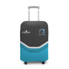 Чехол для чемодана 3D с принтом Liquid - NitrO Player CS GO в Тюмени, 86% полиэфир, 14% спандекс | двустороннее нанесение принта, прорези для ручек и колес | dota | dota 2 | team | team liquid | дота | киберспорт | логотип | эмблема