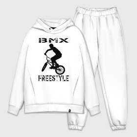 Мужской костюм хлопок OVERSIZE с принтом BMX FreeStyle в Тюмени,  |  | Тематика изображения на принте: bmx | freestyle | велик | велосипед | трюки | экстрим