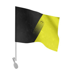 Флаг для автомобиля с принтом FC Borussia 2018 Элита в Тюмени, 100% полиэстер | Размер: 30*21 см | боруссия | дортмунд
