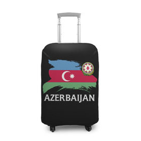 Чехол для чемодана 3D с принтом Азербайджан в Тюмени, 86% полиэфир, 14% спандекс | двустороннее нанесение принта, прорези для ручек и колес | azerbaijan | azerbaycan | baku | sssr | азербайджан | азербайджанская | азия | айзербайджан | баку | карта | мусульмане | народ | республика | советский союз | ссср | страна | флаг