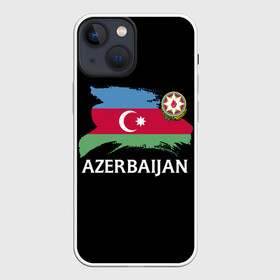 Чехол для iPhone 13 mini с принтом Азербайджан в Тюмени,  |  | azerbaijan | azerbaycan | baku | sssr | азербайджан | азербайджанская | азия | айзербайджан | баку | карта | мусульмане | народ | республика | советский союз | ссср | страна | флаг