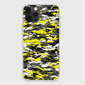 Чехол для iPhone 12 Pro Max с принтом Камуфляж с гончими псами в Тюмени, Силикон |  | Тематика изображения на принте: гончая | желтый | камуфляж | милитари | охота | паттерн | серый | собака | собаки