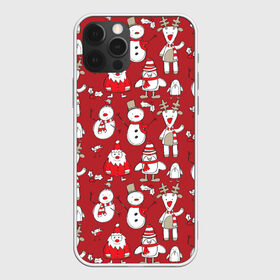 Чехол для iPhone 12 Pro Max с принтом Новый год в Тюмени, Силикон |  | Тематика изображения на принте: дед мороз | новогодний олень | новый год | олень | пингвин | подарок на новый год | снеговик