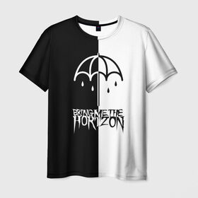 Мужская футболка 3D с принтом Bring Me the Horizon в Тюмени, 100% полиэфир | прямой крой, круглый вырез горловины, длина до линии бедер | bmth | bring me the horizon | бмтх | бринг ми зе хоризон | достань для меня горизон