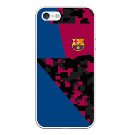 Чехол для iPhone 5/5S матовый с принтом FC Barca 2018 Creative uniform в Тюмени, Силикон | Область печати: задняя сторона чехла, без боковых панелей | fc | fc barcelona | fcb | барселона | спорт | спортивные | фк | футбол | футбольный клуб